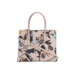 KATE SPADE Eva Medium Satchel Paper Rose Bag & Coordinating Wallet Bundle